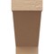 Ekena Millwork 12"W x 24"D x 24"H Classic Burlington Rough Cedar Woodgrain TimberThane Corbel, Primed Tan CORUR12X24X24BURRCPR - alternate 3
